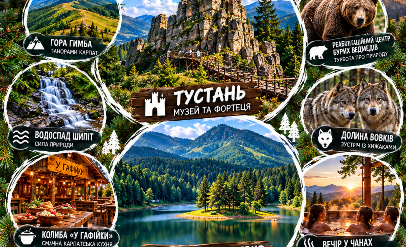 Карпати_ Тустань і Синевир за 2 дні